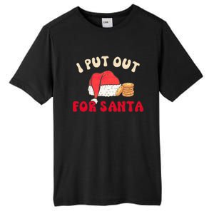 I Put Out For Santa Christmas Couple Tall Fusion ChromaSoft Performance T-Shirt