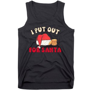 I Put Out For Santa Christmas Couple Tank Top