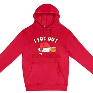 I Put Out For Santa Christmas Couple Premium Pullover Hoodie