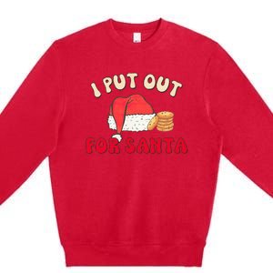 I Put Out For Santa Christmas Couple Premium Crewneck Sweatshirt