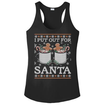 I Put Out For Santa Great Gift Ladies PosiCharge Competitor Racerback Tank