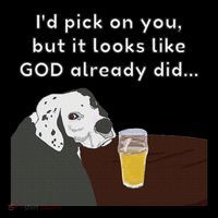 I’D Pick On You But It Looks Like God Already Did Insult 16 in Basic Backpack