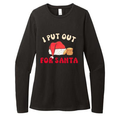 I Put Out For Santa Christmas Couple Womens CVC Long Sleeve Shirt