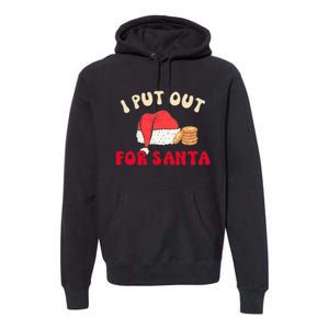 I Put Out For Santa Christmas Couple Premium Hoodie