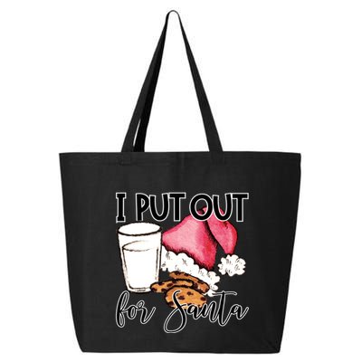 I Put Out For Santa Cookies And Milk Gift 25L Jumbo Tote