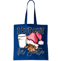 I Put Out For Santa Cookies And Milk Gift Tote Bag