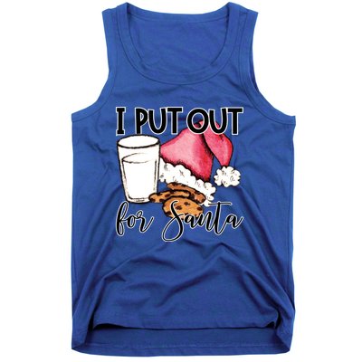 I Put Out For Santa Cookies And Milk Gift Tank Top