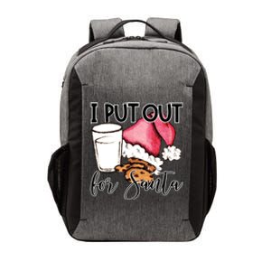 I Put Out For Santa Cookies And Milk Gift Vector Backpack