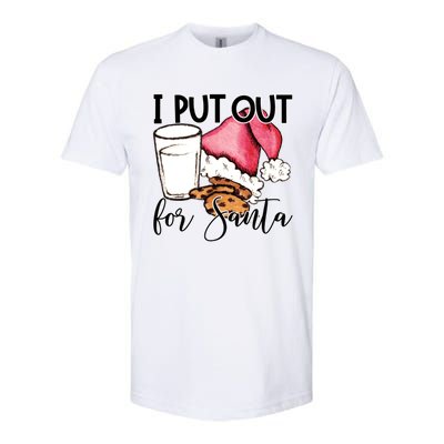 I Put Out For Santa Cookies And Milk Gift Softstyle® CVC T-Shirt