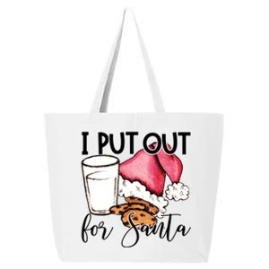 I Put Out For Santa Cookies And Milk Gift 25L Jumbo Tote