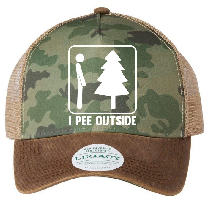 I Pee Outside Legacy Tie Dye Trucker Hat
