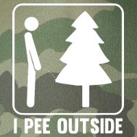 I Pee Outside Legacy Tie Dye Trucker Hat