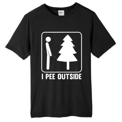 I Pee Outside Tall Fusion ChromaSoft Performance T-Shirt