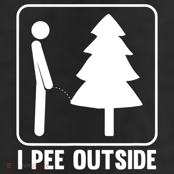 I Pee Outside 11oz C Handle Ceramic Mug