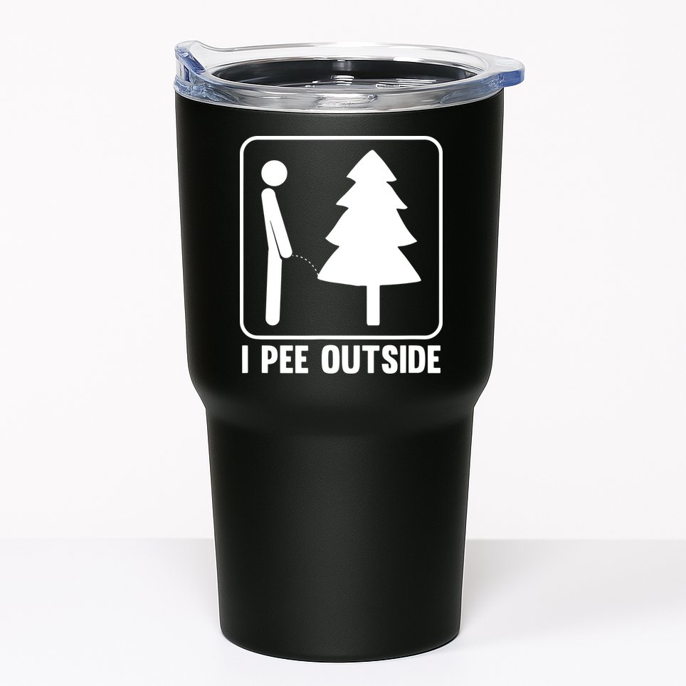 I Pee Outside Tumbler