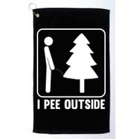 I Pee Outside Golf Towel