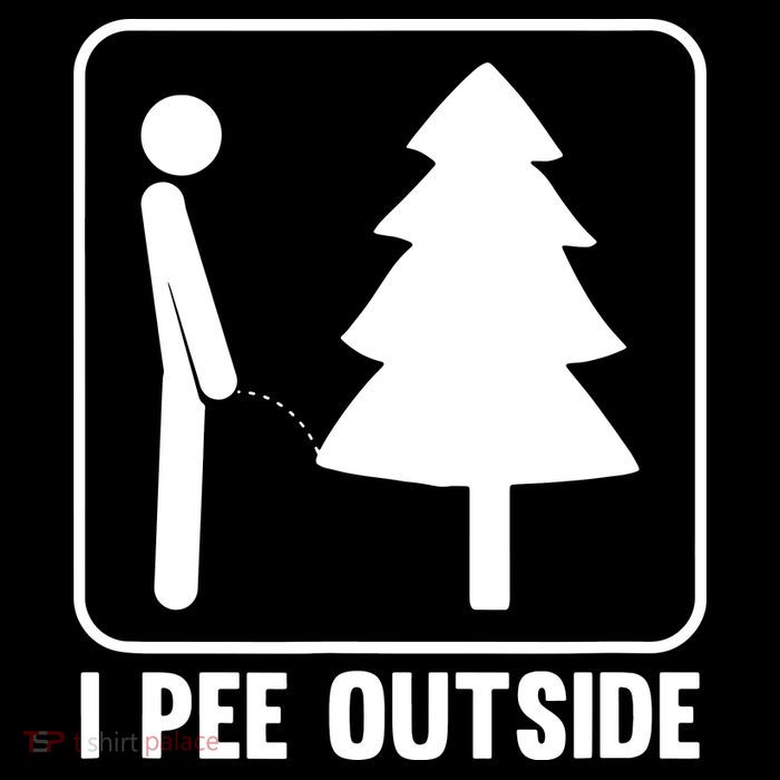 I Pee Outside Toddler T-Shirt