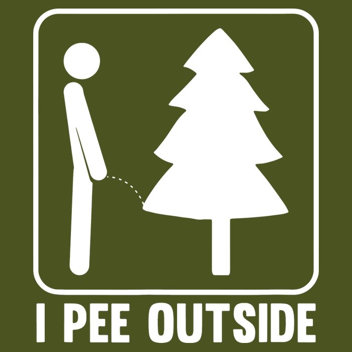 I Pee Outside Long Sleeve Shirt