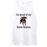 Im Proud Of My Little Weiner Funny Dog Lover Animal Lover PosiCharge Competitor Tank