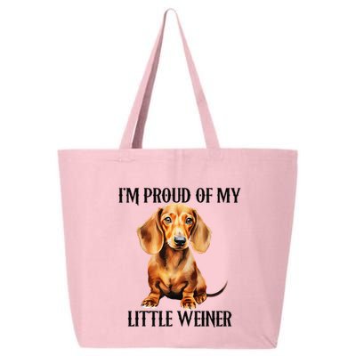 I’M Proud Of My Little Weiner Funny Wiener Dog 25L Jumbo Tote