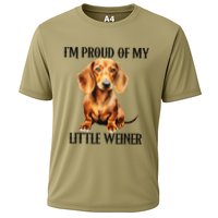 I’M Proud Of My Little Weiner Funny Wiener Dog Performance Shirt