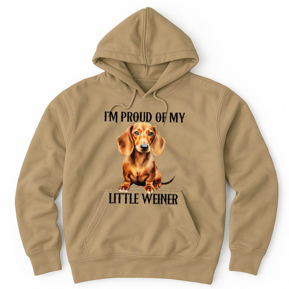 I’M Proud Of My Little Weiner Funny Wiener Dog Hoodie