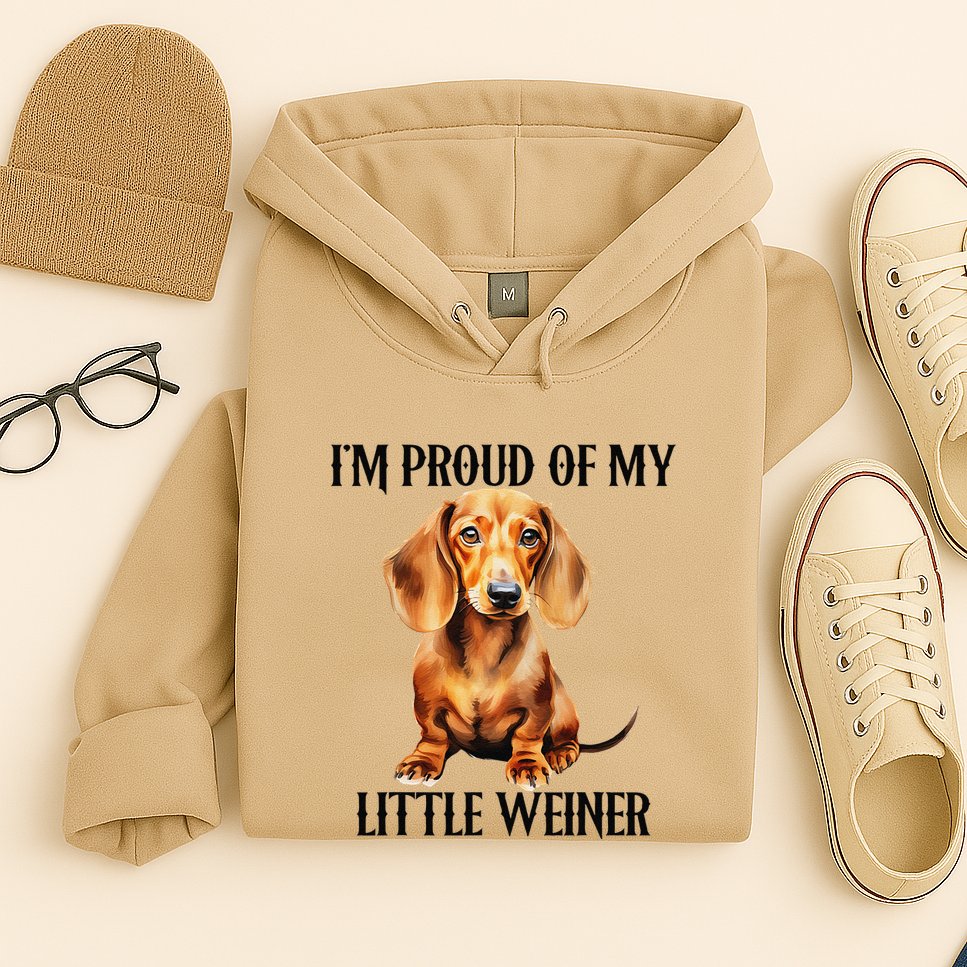 I’M Proud Of My Little Weiner Funny Wiener Dog Hoodie