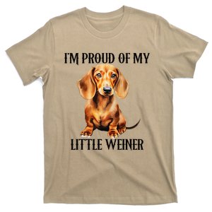 I’M Proud Of My Little Weiner Funny Wiener Dog T-Shirt