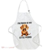 I’M Proud Of My Little Weiner Funny Wiener Dog Apron