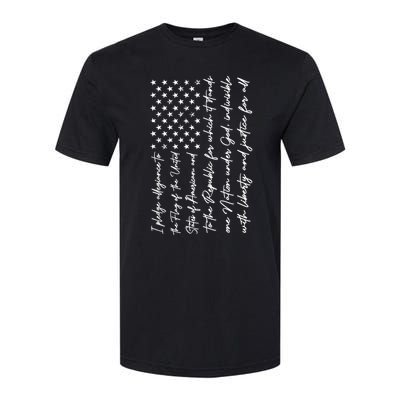 I Pledge Of Allegiance The Flag Of The United States Of USA Softstyle® CVC T-Shirt