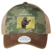 I Prayed On It And I Told The Enemy Straight Up Legacy Tie Dye Trucker Hat