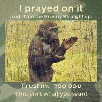 I Prayed On It And I Told The Enemy Straight Up Legacy Tie Dye Trucker Hat