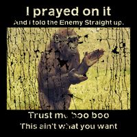 I Prayed On It And I Told The Enemy Straight Up Performance Shirt
