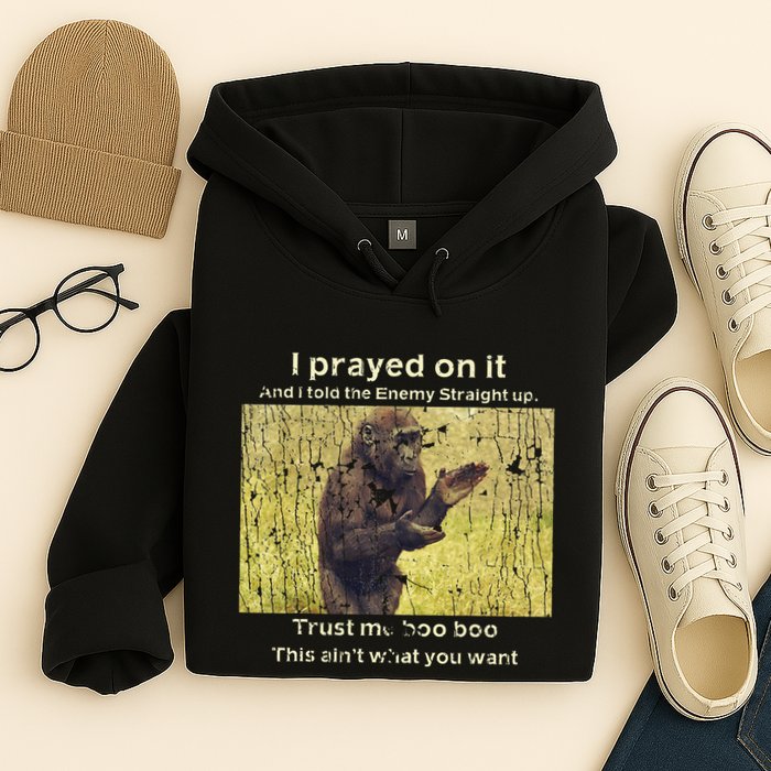 I Prayed On It And I Told The Enemy Straight Up Hoodie