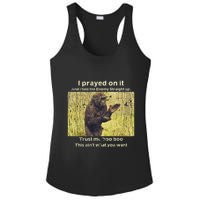 I Prayed On It And I Told The Enemy Straight Up Ladies PosiCharge Competitor Racerback Tank