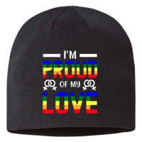 Im Proud Of My Love Pride T Design Sustainable Beanie