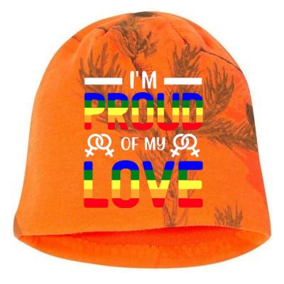 Im Proud Of My Love Pride T Design Kati - Camo Knit Beanie