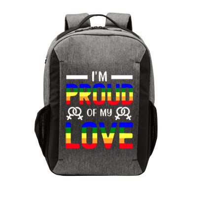 Im Proud Of My Love Pride T Design Vector Backpack