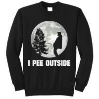 I Pee Outside I Love Peeing Outside Funny Camping Sweatshirt