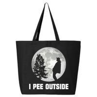 I Pee Outside I Love Peeing Outside Funny Camping 25L Jumbo Tote