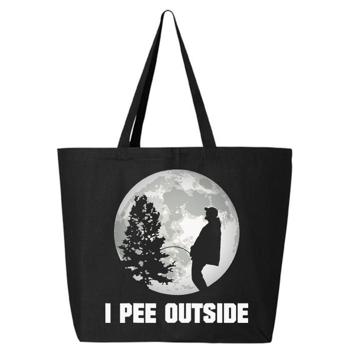 I Pee Outside I Love Peeing Outside Funny Camping 25L Jumbo Tote