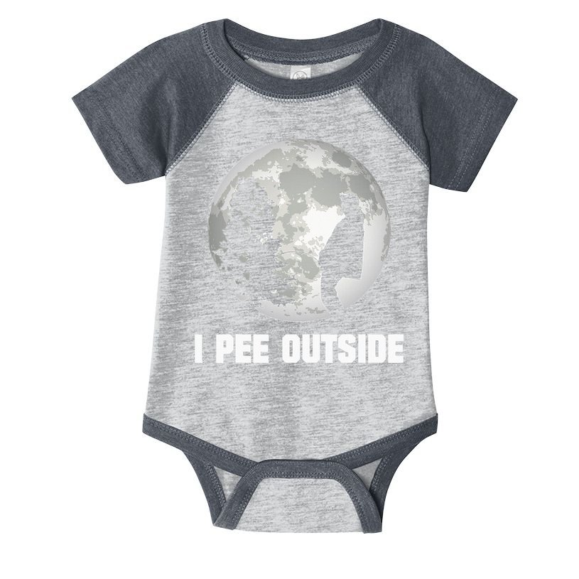 I Pee Outside I Love Peeing Outside Funny Camping Infant Baby Jersey Bodysuit