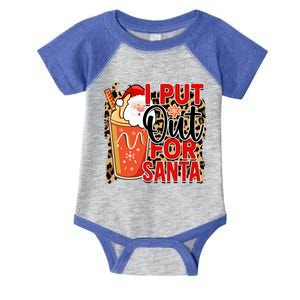 I Put Out For Santa Is Funny Christmas Is Holiday Party Gift Infant Baby Jersey Bodysuit