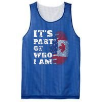 Its Part Of Who I Am American And Canadian Mesh Reversible Basketball Jersey Tank