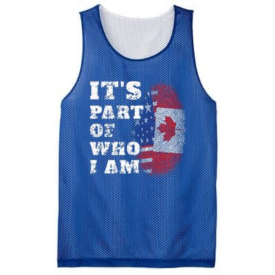 Its Part Of Who I Am American And Canadian Mesh Reversible Basketball Jersey Tank