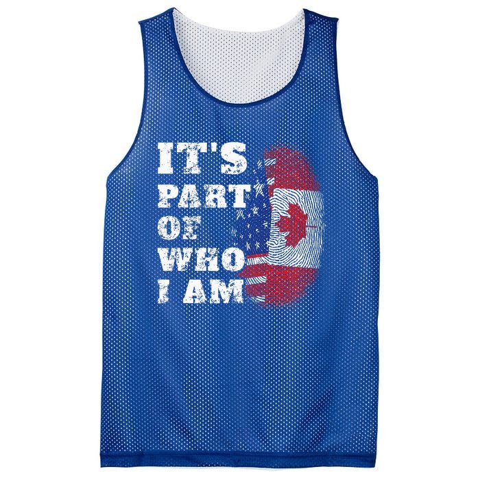 Its Part Of Who I Am American And Canadian Mesh Reversible Basketball Jersey Tank