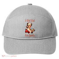 I Put Out For Santa (Mrs Claus with Pie) Funny 7-Panel Snapback Hat
