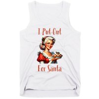 I Put Out For Santa (Mrs Claus with Pie) Funny Tank Top