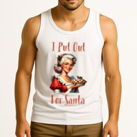 I Put Out For Santa (Mrs Claus with Pie) Funny Tank Top