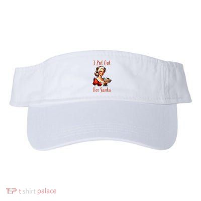 I Put Out For Santa (Mrs Claus with Pie) Funny Visor